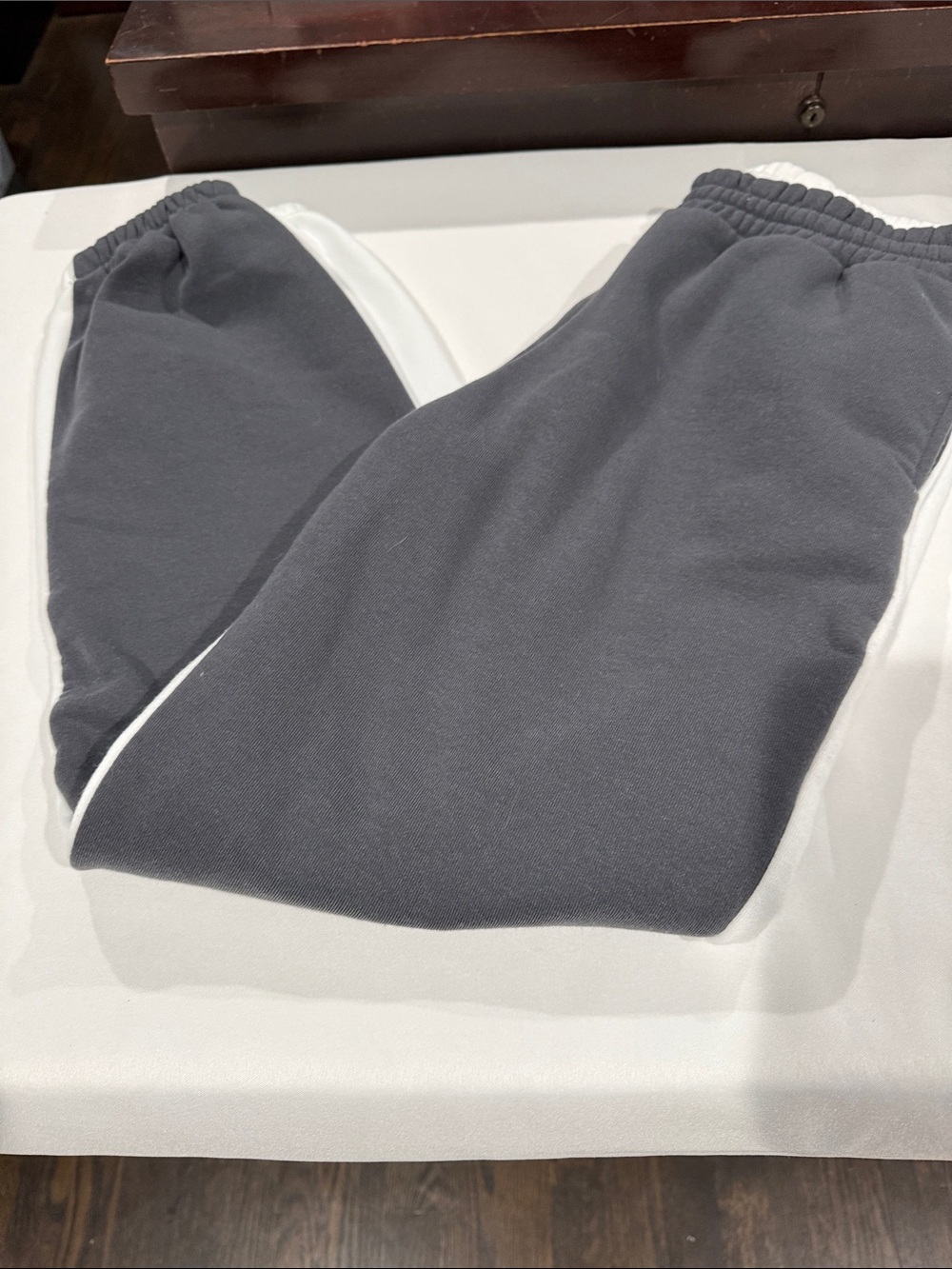 Women's Charcoal Gray and white  Jogger  with